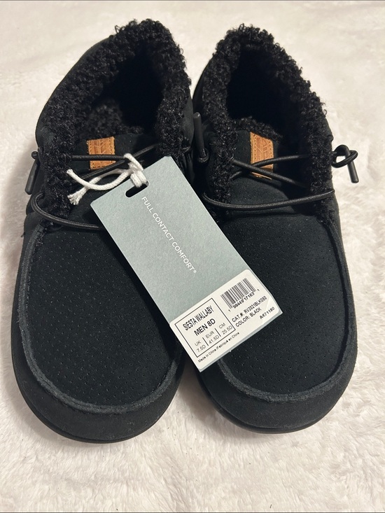 REVITALIGN Black Sherpa-Lined Casual Slip-Ons men Size 8D main image 9